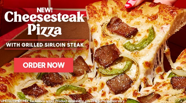 NEW Cheesesteak Pizza & Melt