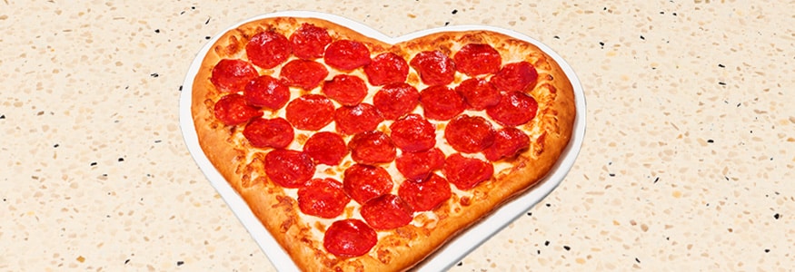 Heart Shaped Pizza