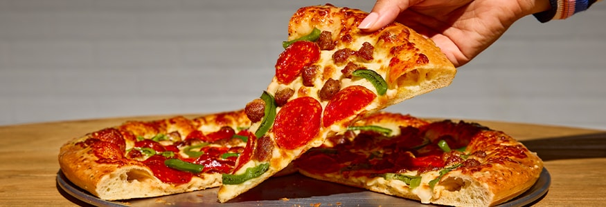 New Hand Tossed Pizza