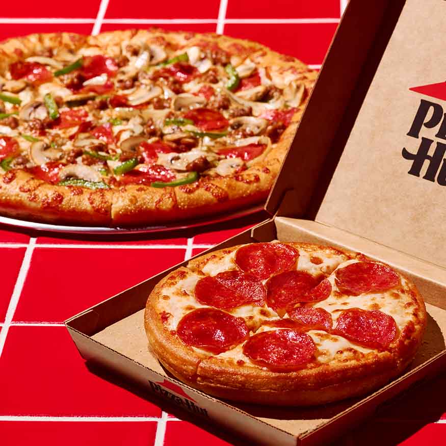 Pizza Hut Sizes Pizza Hut